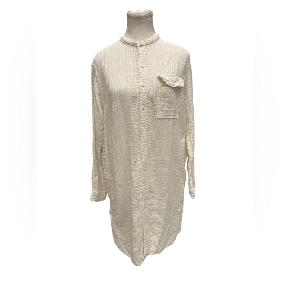 NSF Womens Long Sleeves Tee Shirt Cotton Size Small